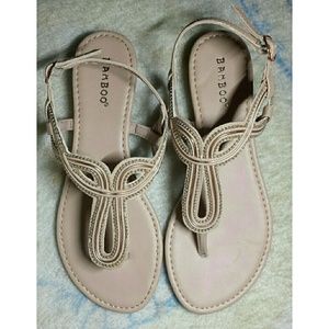 Nude Bamboo sandals