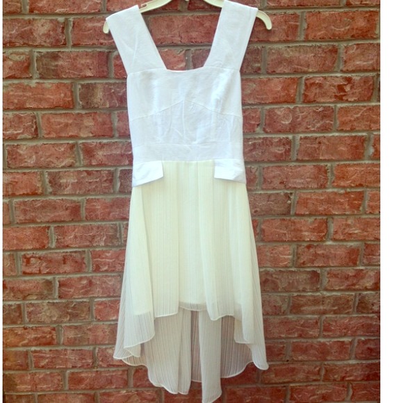 White high low dress by W118 😍 prom wedding fancy