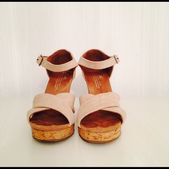 Toms Wedge Sandals 🌞
