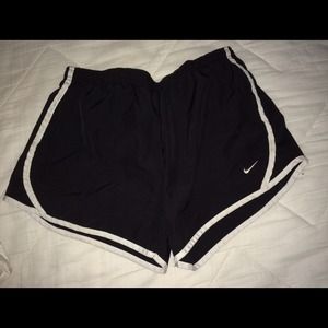 Nike black running shorts