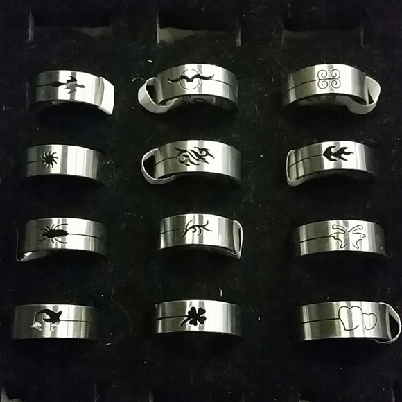 Stainless Steel laser design rings