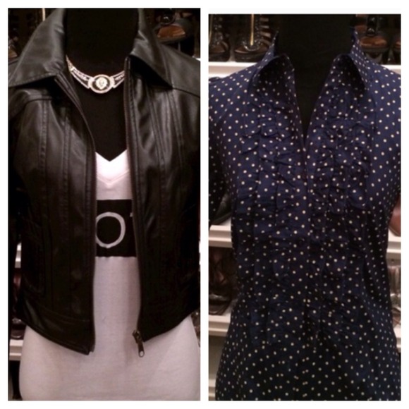 BB Dakota Jackets & Blazers - BB Dakota Black Leather Jacket Bundle