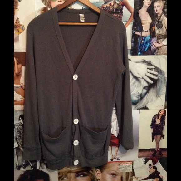 American Apparel Sweaters - AA unisex cardigan