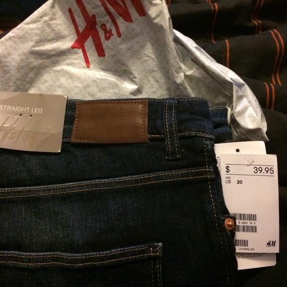 H & M straight leg jeans plus size