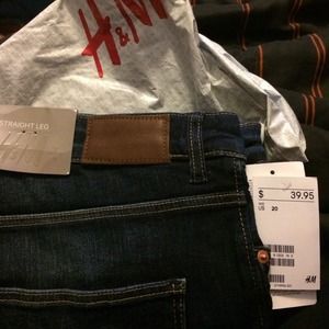 H & M straight leg jeans plus size