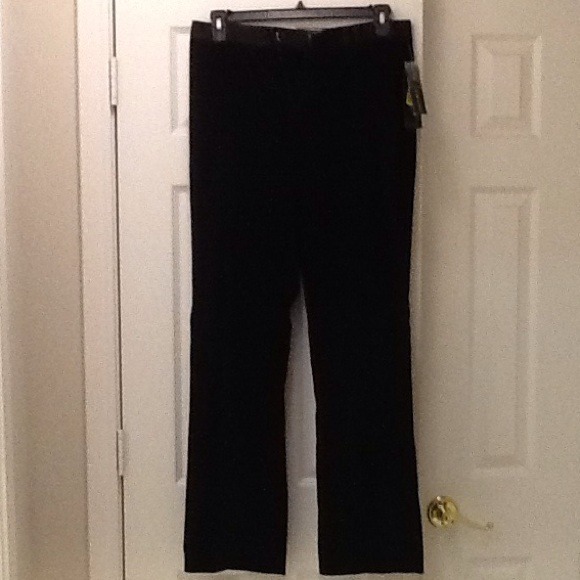 Ralph Lauren black velveteen slacks. Never worn.