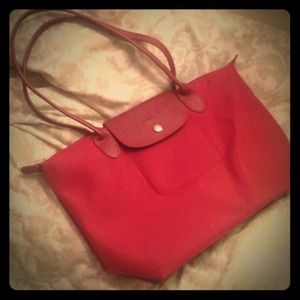Red Shoulder Bag (Long Champ inspired)