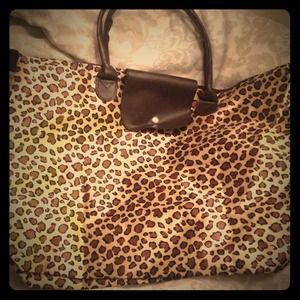Cheetah Print weekender bag (big)