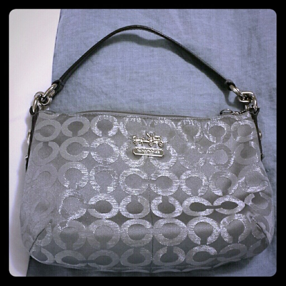 sliver grey coach