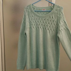 Warm woven sweater