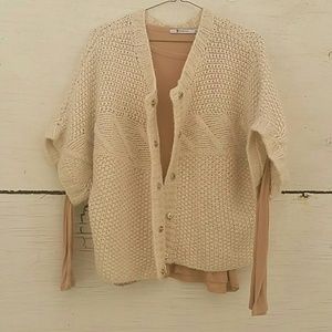 H&M Creme Alpaca Blend Sweater