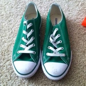 Green converse sneaker