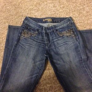 Express Stella boot cut jeans- size 8