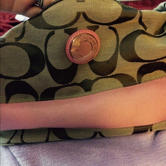 Pink Coach handbag