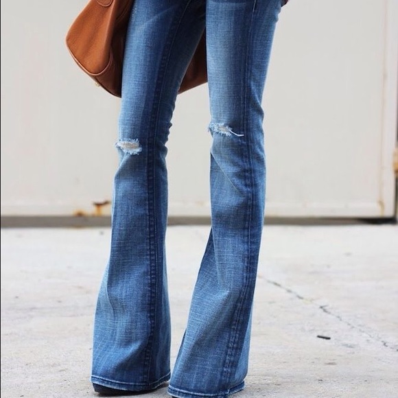 jessica simpson bell bottom jeans