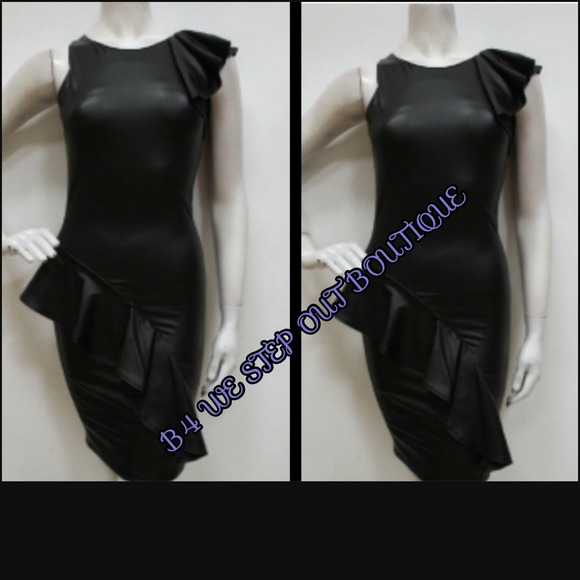 Black is the best ruffle dress very comfortable