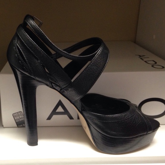 Black Aldo Leflar Sandal
