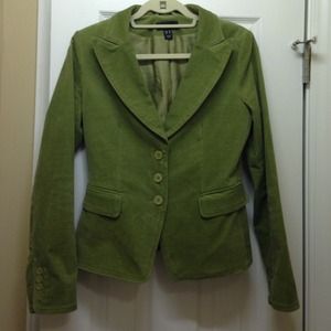 Green Corduroy blazer from H&M