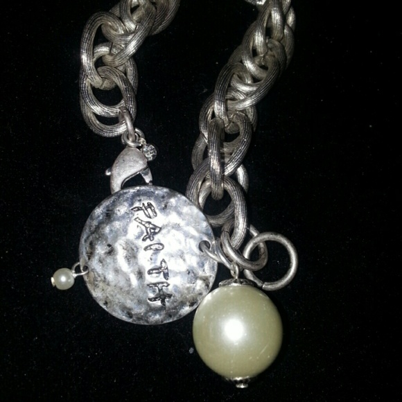 Silver brushed bracelet