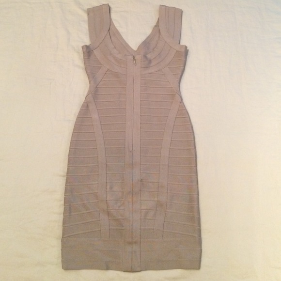 Herve Leger Nanette Signature Bandage Dress - Picture 3 of 4