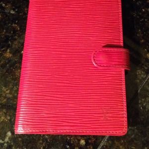 Louis Vuitton Epi Red Planner