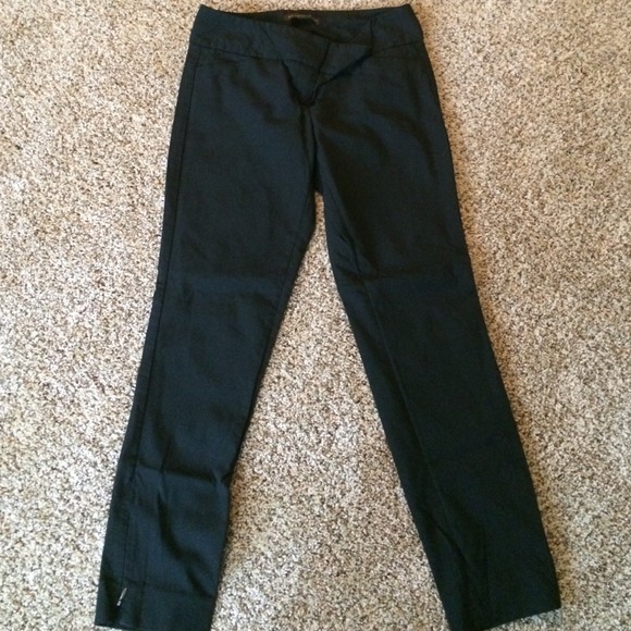 Exact stretch zipper ankle pants