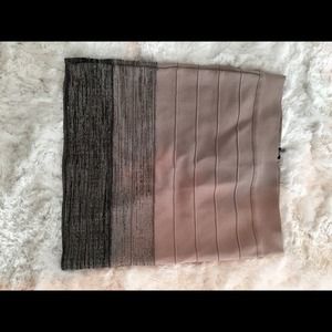 Guess black/beige bodycon bandage skirt.