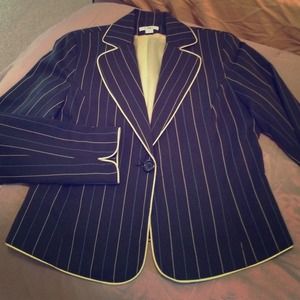 Black and lime blazer