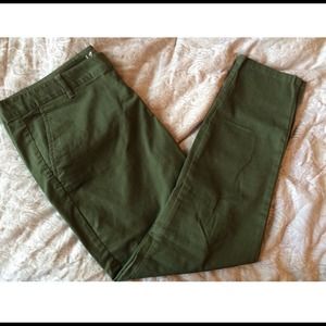 GAP Skinny Mini Evergreen Khakis