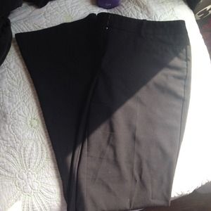 Black dress pants.