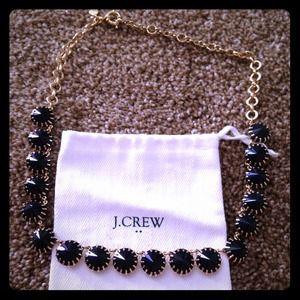 J crew navy cupcake necklace