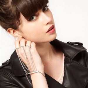 Nasty Gal Ring Leader Hand Chain