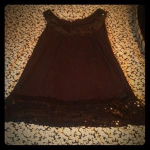 Sleeveless sequence dress