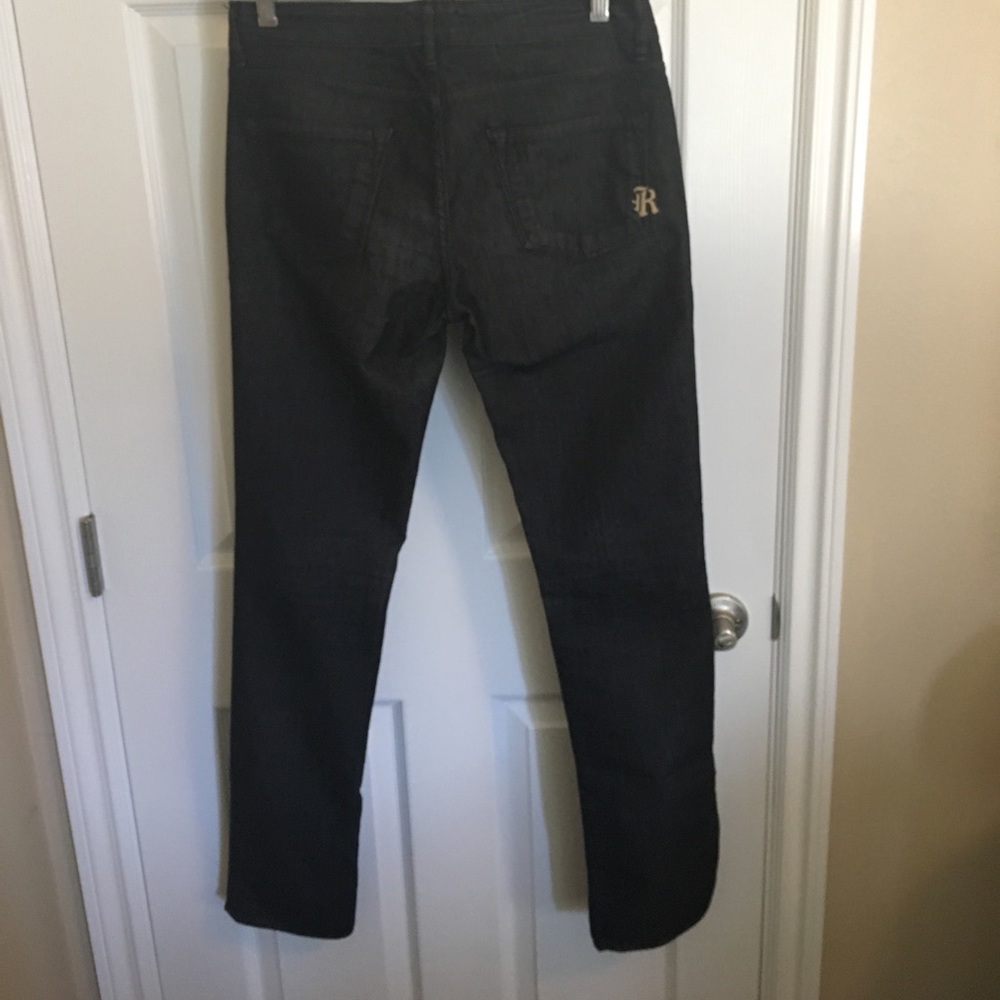 Rich and Skinny Dark Denim Straight Leg Jeans