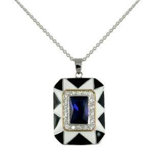 Rectangular Sapphire Love Collection