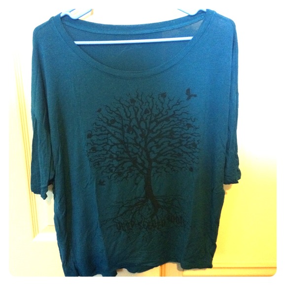 Dark Blue Relaxed Fit Tee