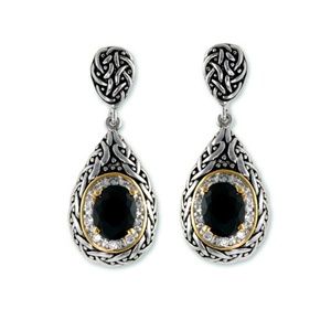 Antique 2 tone earrings