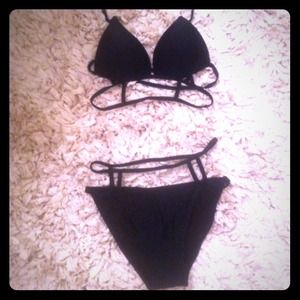 Victoria's Secret Black cut out bikini