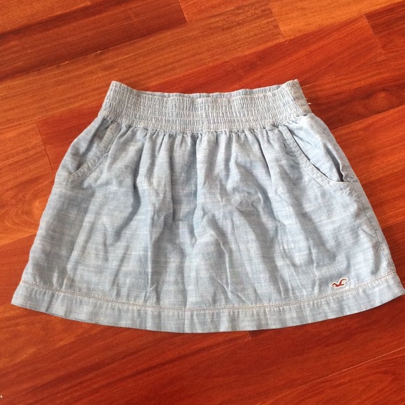 Hollister denim skirt