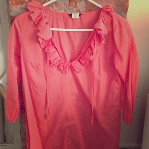 Pink 3/4 length sleeve tunic