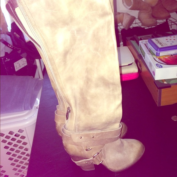 Fergie knee high boots