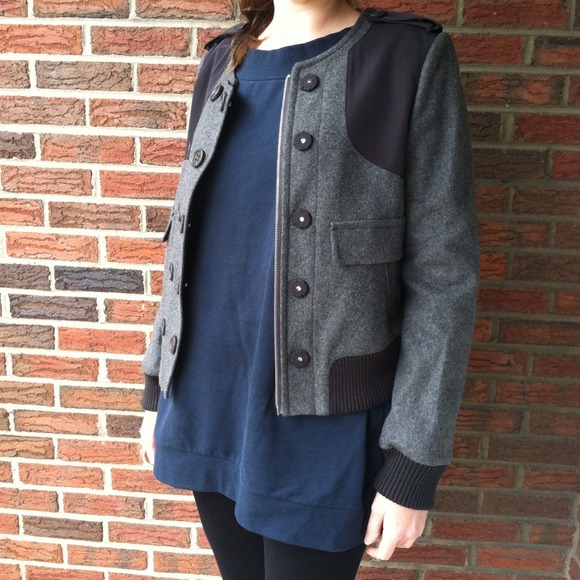 🎉HP🎉BCBG wool moto jacket! - Picture 3 of 4