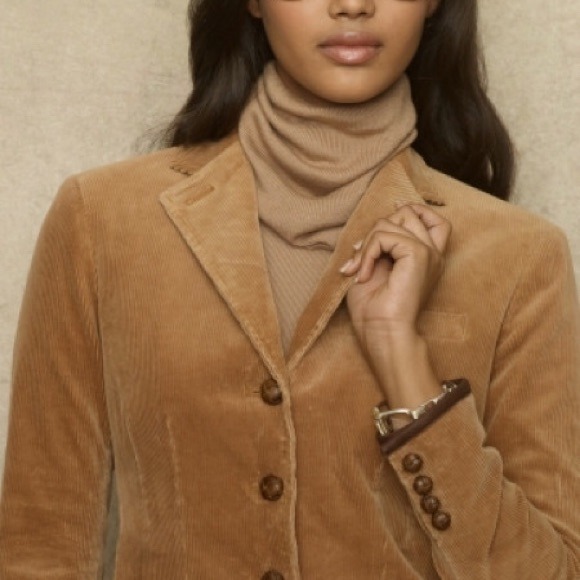 Ralph Lauren Brown Corduroy Riding Jacket - Picture 2 of 4