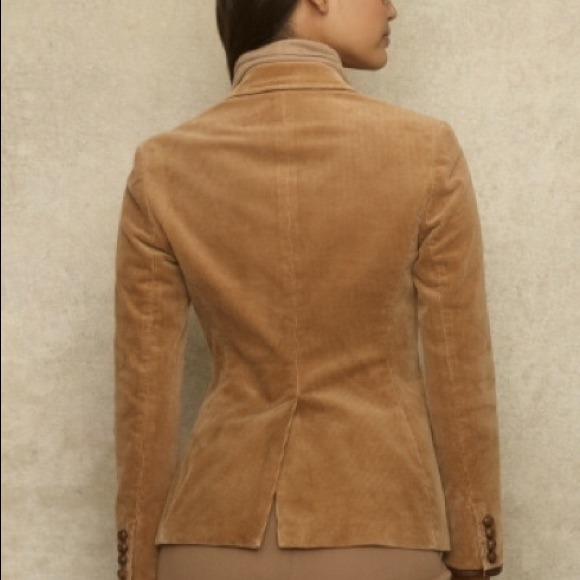 Ralph Lauren Brown Corduroy Riding Jacket - Picture 3 of 4