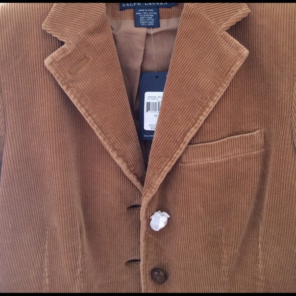 Ralph Lauren Brown Corduroy Riding Jacket - Picture 4 of 4