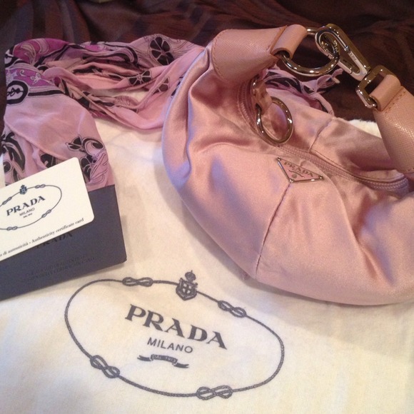 Prada lavender evening purse