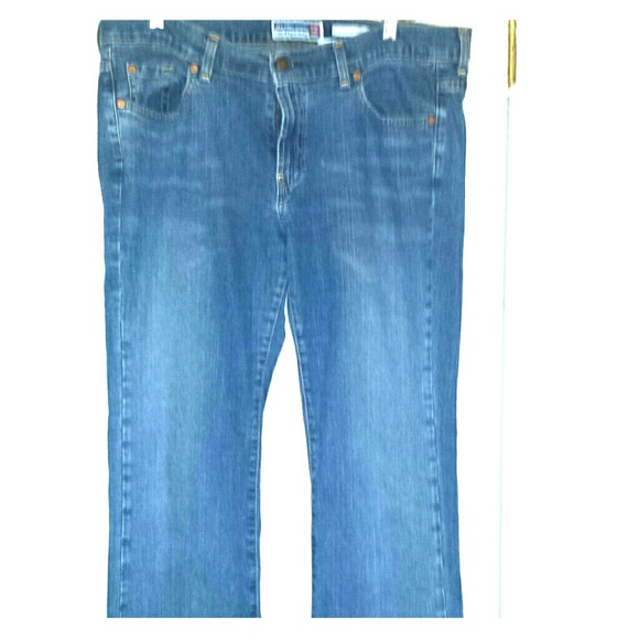Old Navy flared stretch blue jeans