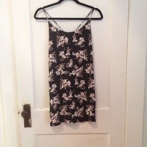Black/Cream Short Length Dress
