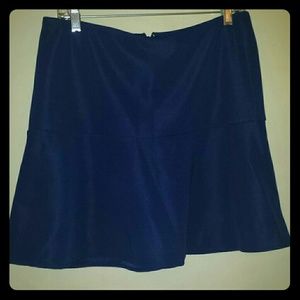 High waisted flare skirt