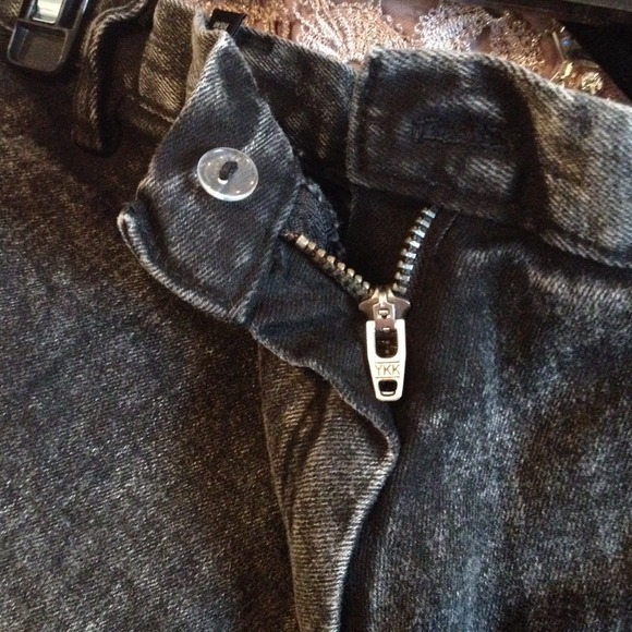 Black Denim Skater Skirt - Picture 4 of 4